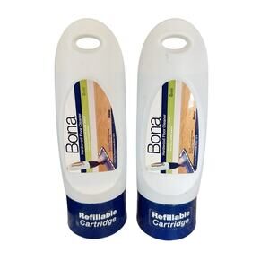 Bona Hardwood Floor Cleaner Refillable Cartridge Lot of (2) Two